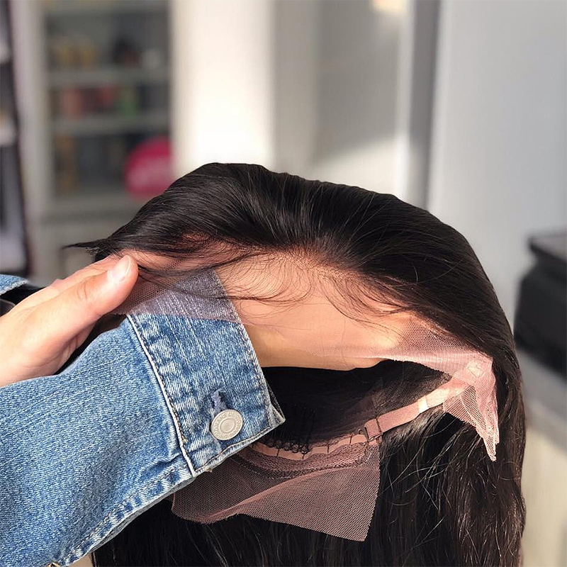 200 % – 250 % Dichte, 66 – 76,2 cm, glatt, 33 x 10 cm, Lace-Front-Perücke LTBBT-1