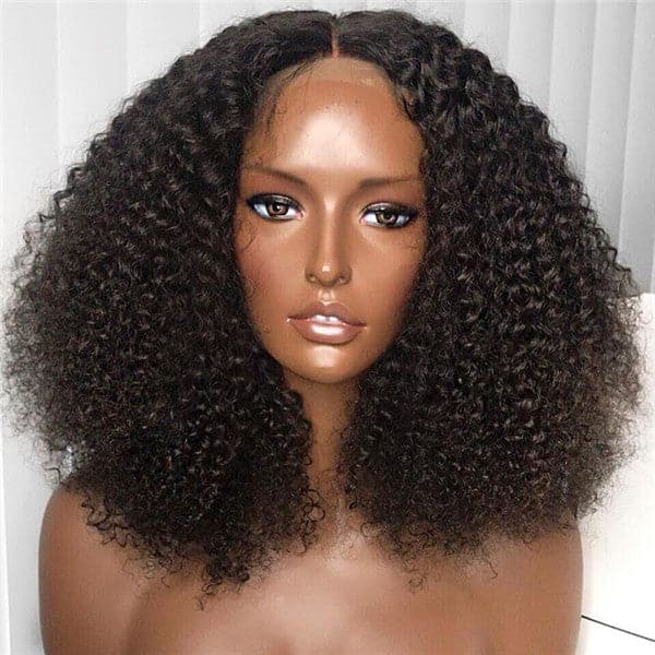 Perruque Lace Front HD 13x6 Afro Kinky Curly pré-épilée TBAF01
