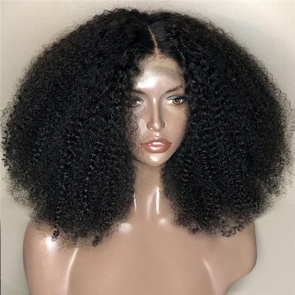 Perruque Lace Front HD 13x6 Afro Kinky Curly pré-épilée TBAF01