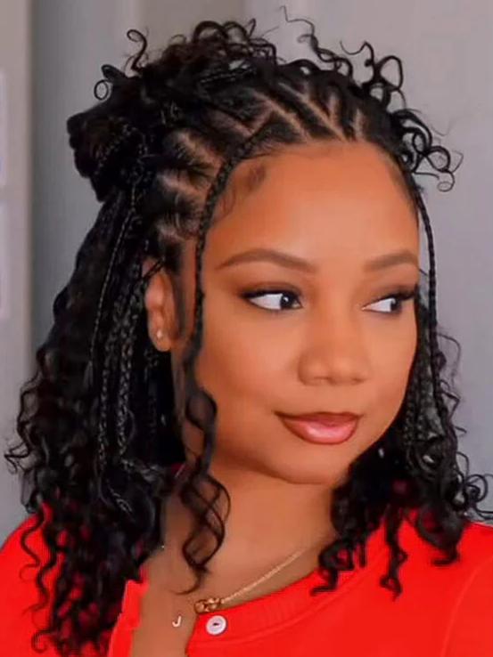 Braids with Human Hair Curls: Best Looks, Hair Types, and Maintenance Tips Eayonhair