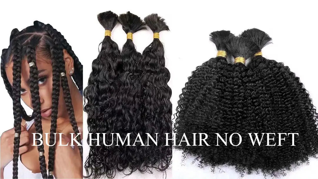 bulk human hair no weft