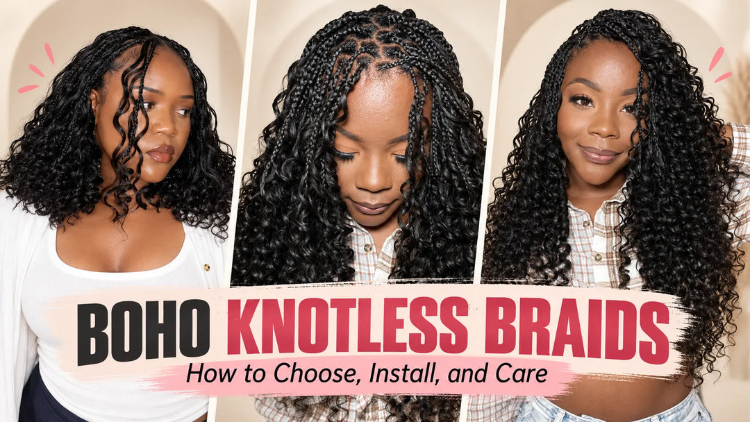 Boho Knotless Braids: How to Choose, Install, and Care
