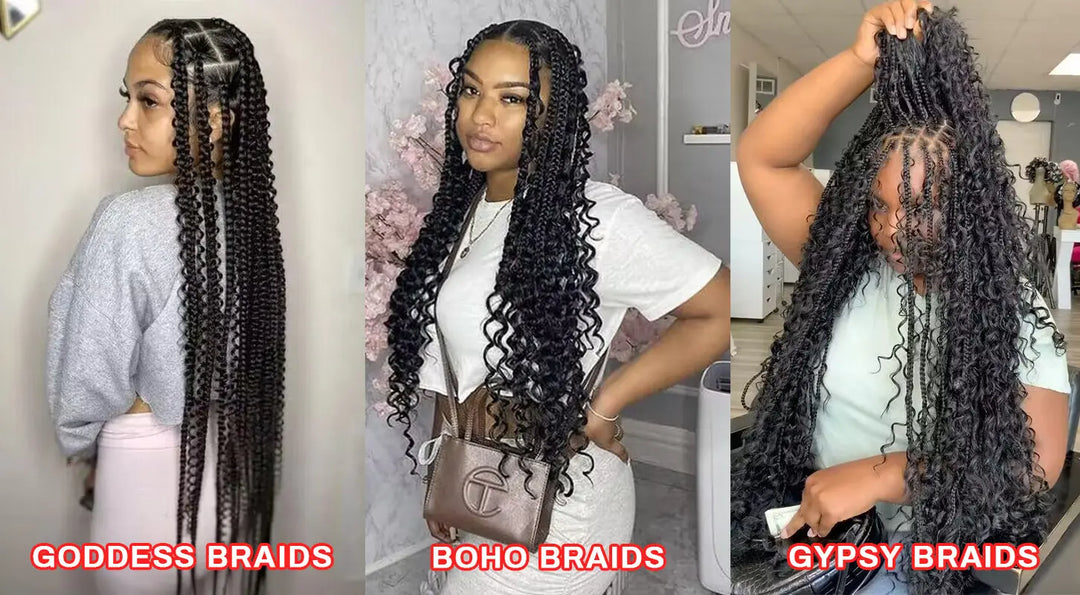 Goddess Braids vs Boho Braids vs Gypsy Braids: Exploring the Differences Eayonhair