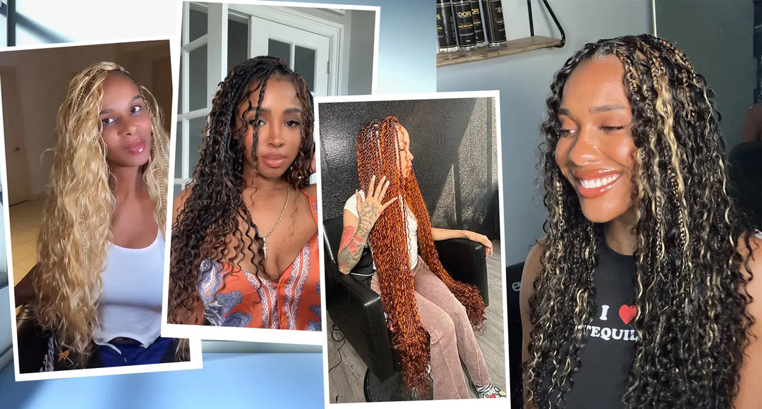 Trendy Braiding Hair Blend | Mixed Colour Braids | Knotless Braids Eayonhair