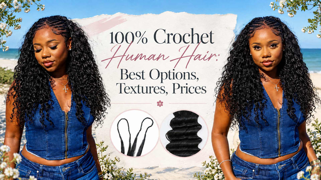 100% Crochet Human Hair: Best Options, Textures, Prices