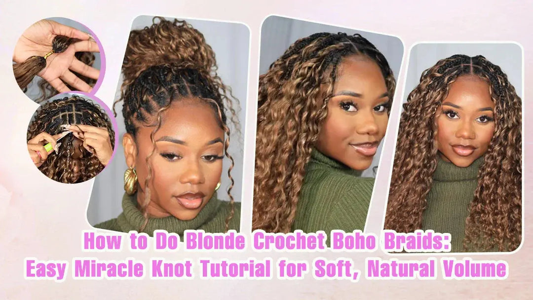 How to Do Blonde Crochet Boho Braids: Easy Miracle Knot Tutorial for Soft, Natural Volume Eayonhair