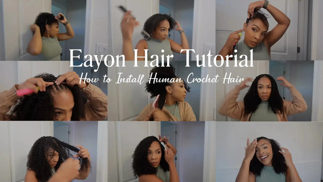 How to Install Human Crochet Hair | Eayon Hair Tutorial