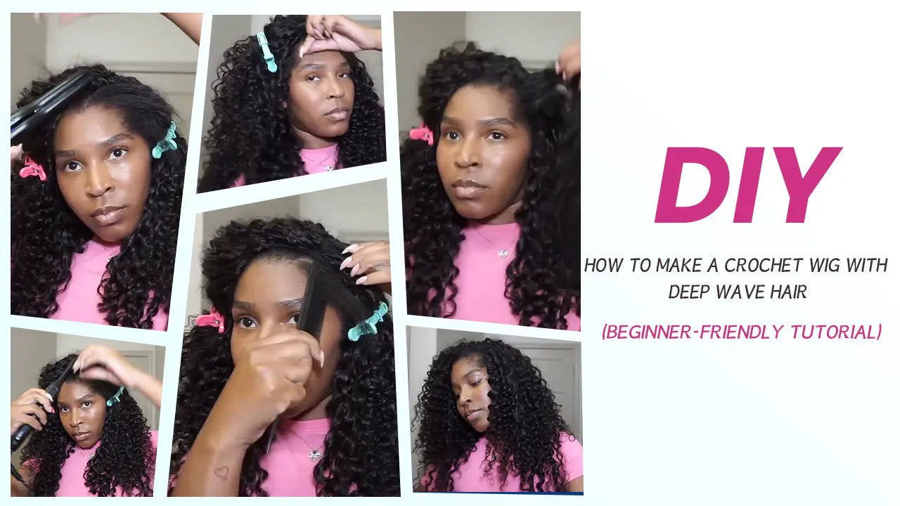 How to Make a Crochet Wig with Deep Wave Hair | Easy DIY – Eayonhair