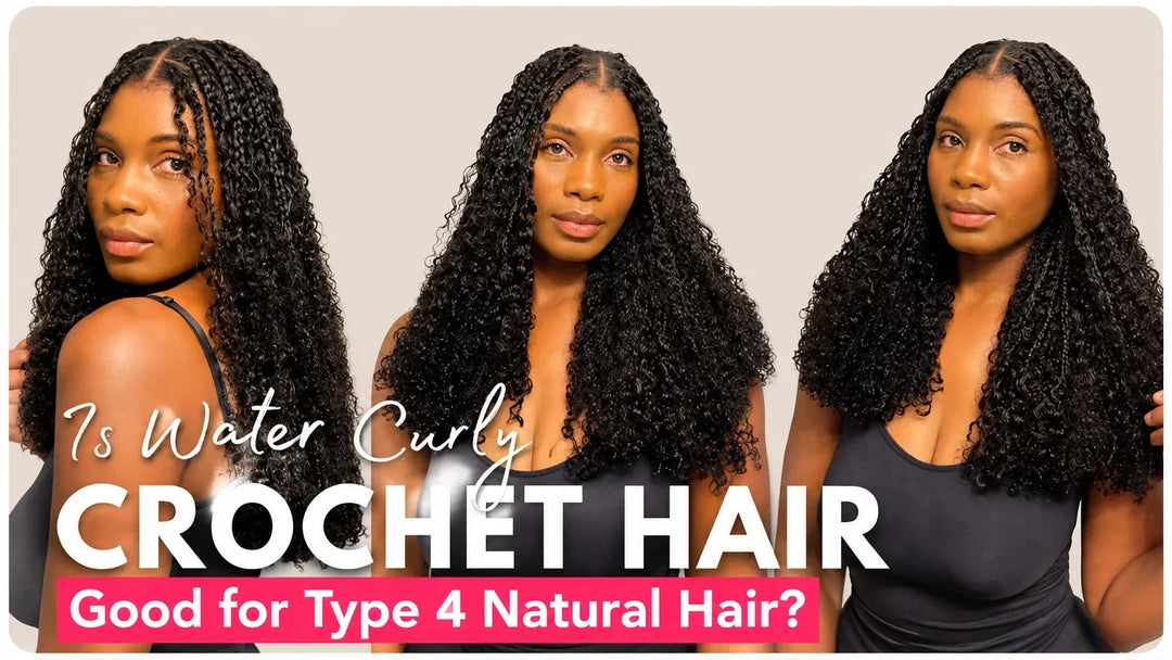 Is Water Burmese Curly Crochet Hair Good for 4C Natural Hair? Eayonhair