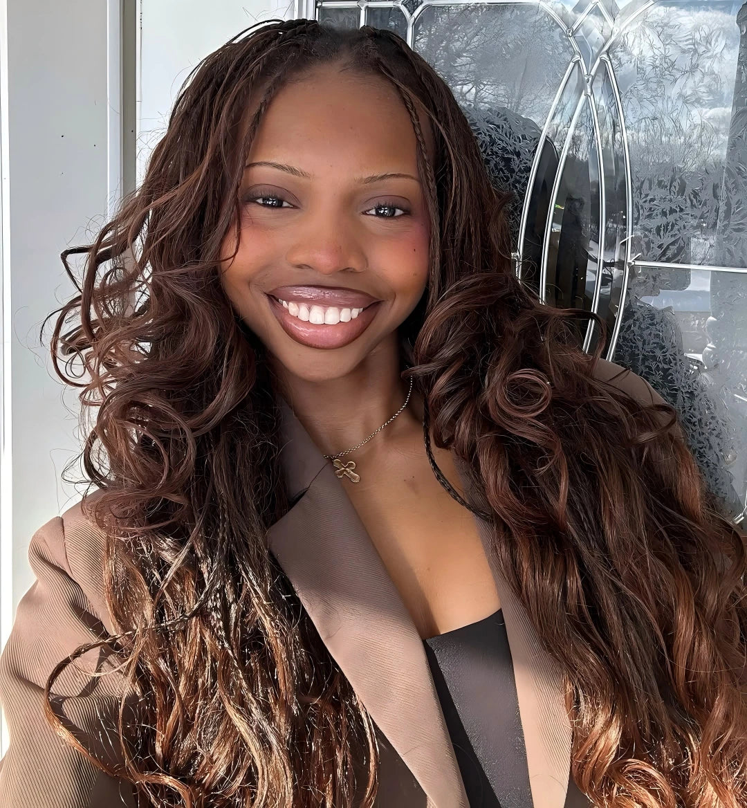 Boho Braids With Human Hair: How to Get Natural Curls and Soft Volume Eayonhair