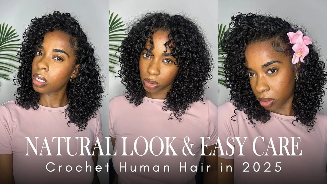water wave crochet human hair