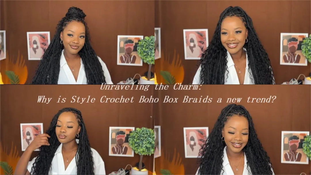 Unraveling the Charm:  Why is Style Crochet Boho Box Braids a new trend? Eayonhair