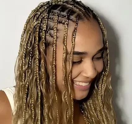 Box Braids With Curls: Curly Ends, Loose Pieces, and the Best Human Hair Textures Eayonhair