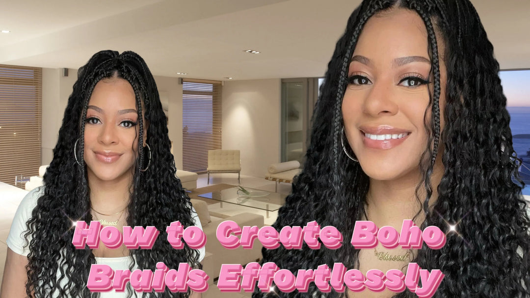Home Styling: How to Create Boho Braids Effortlessly! Eayonhair