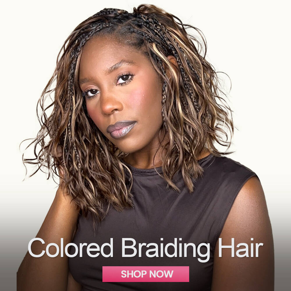 Colored Human Braiding Hair eayonhair.com