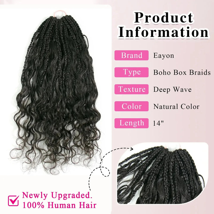 100_Human_Hair_Deep_Wave_Crochet_Boho_Box_Braids_best_1