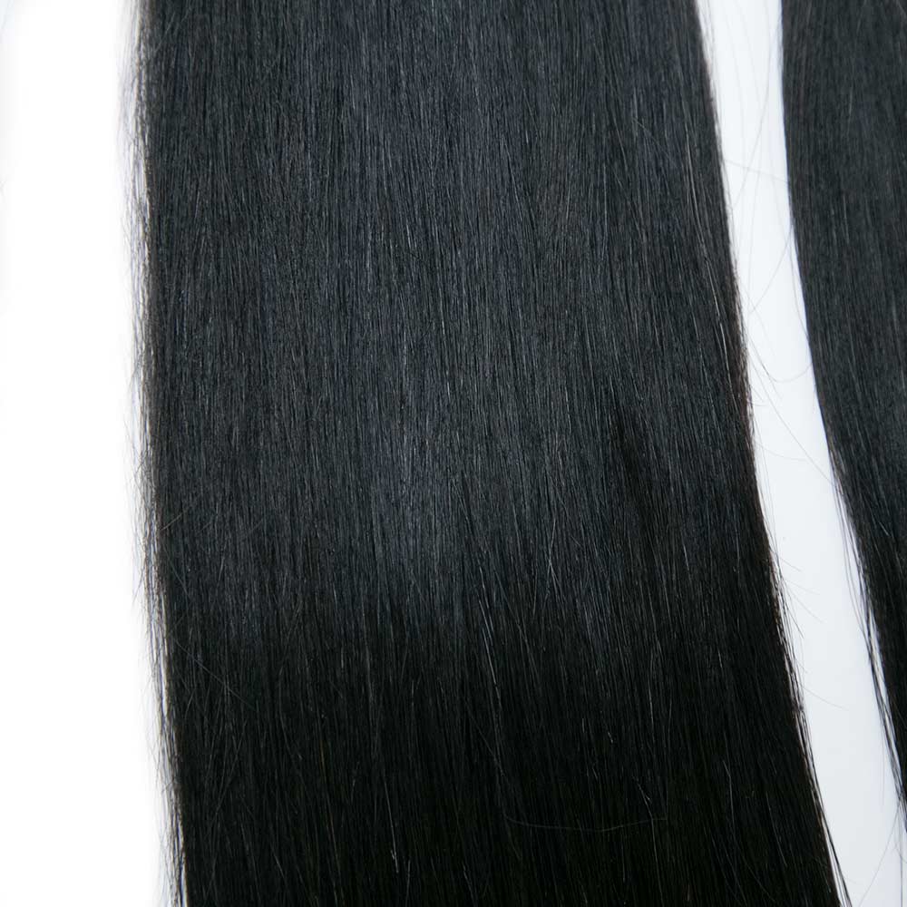 EAYON Lightweight Silk Straight Crochet Human Hair Extension