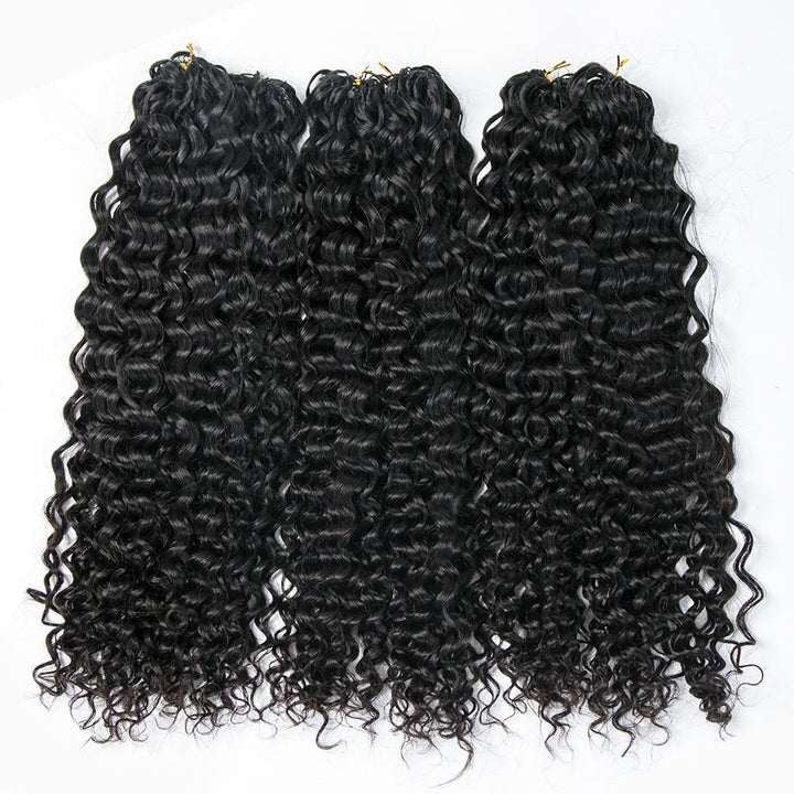 EAYON Lightweight Water Wave Crochet Human Hair Extension