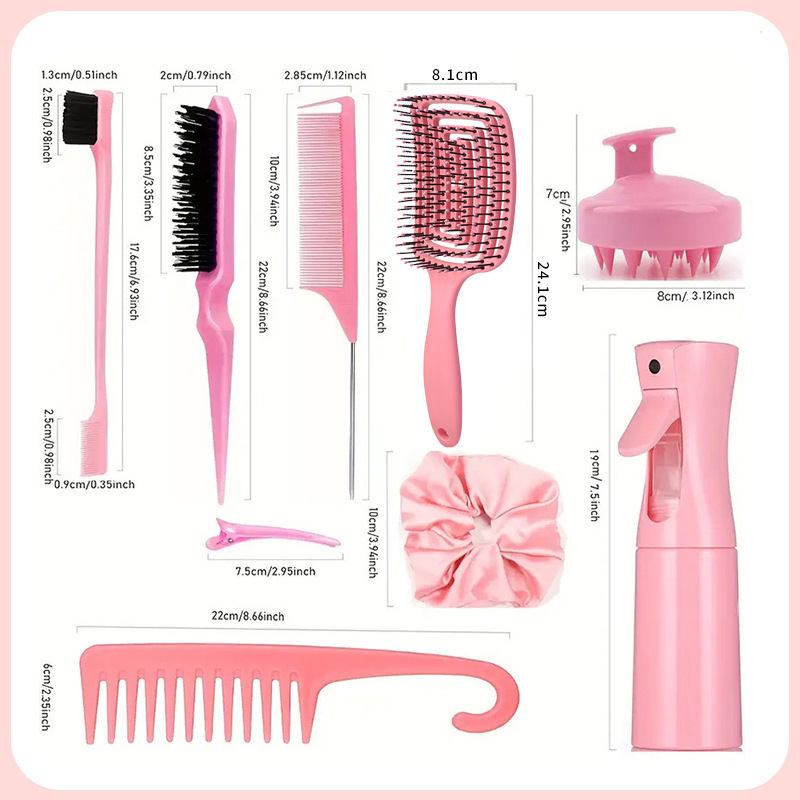 12 PCS Hair Styling Brush Set