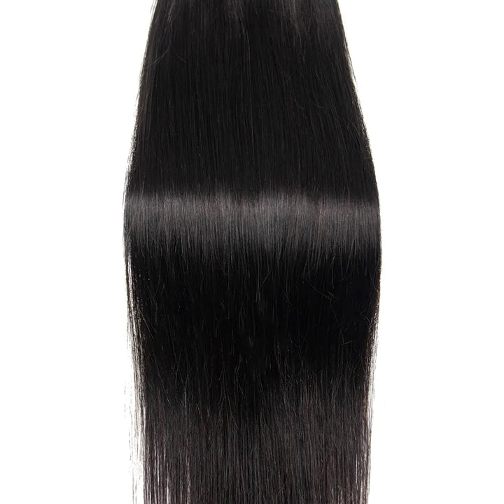 18_Inch_Silk_Straight_Natural_Color_Human_Hair_Crochet_Braids_5