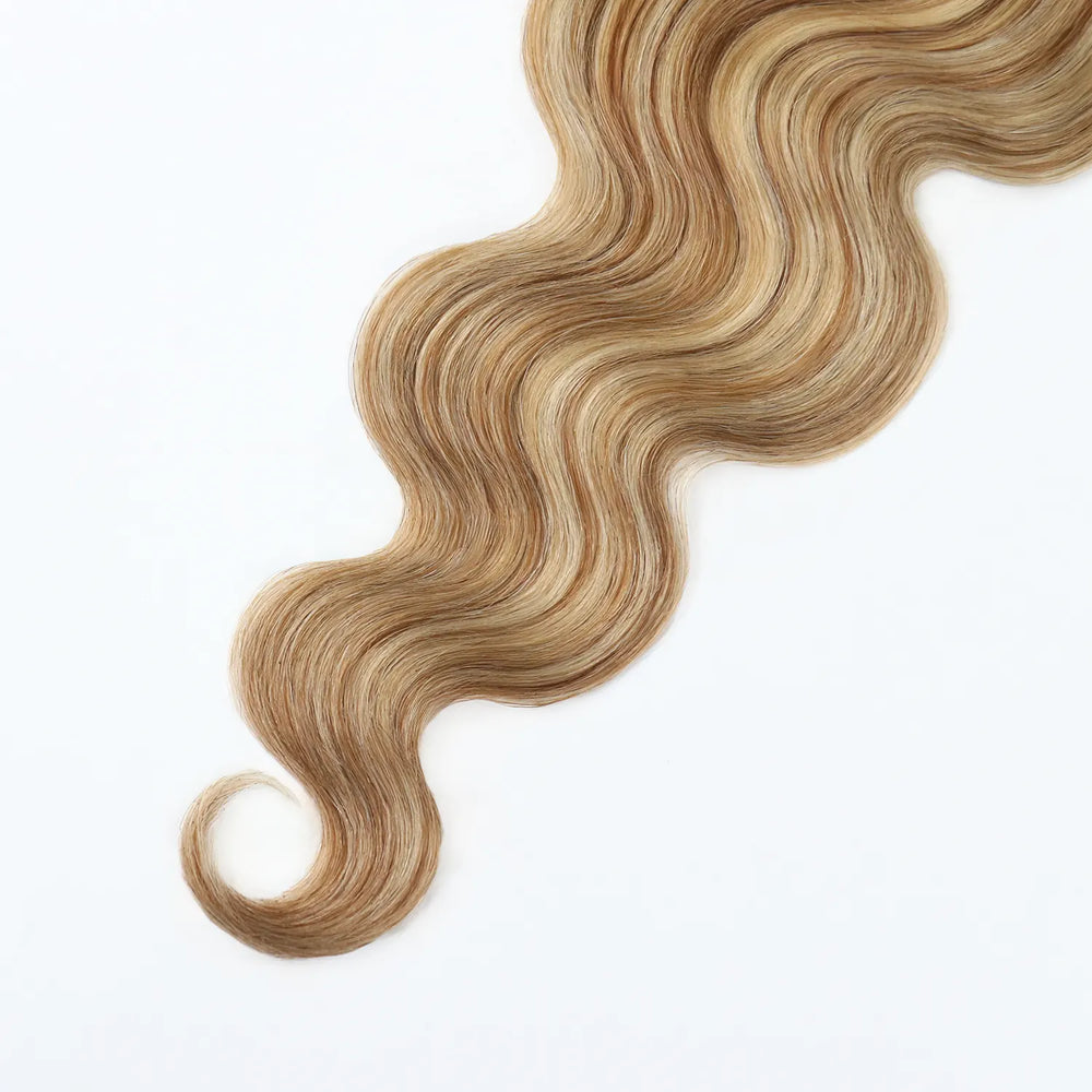 27/30/613 blonde body wave crochet human hair