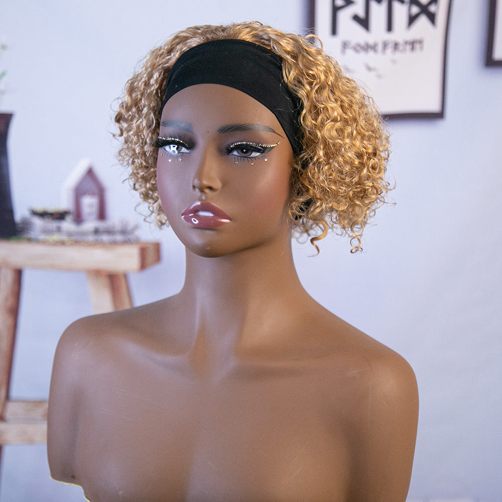 #27 Pixie headband human hair wigs