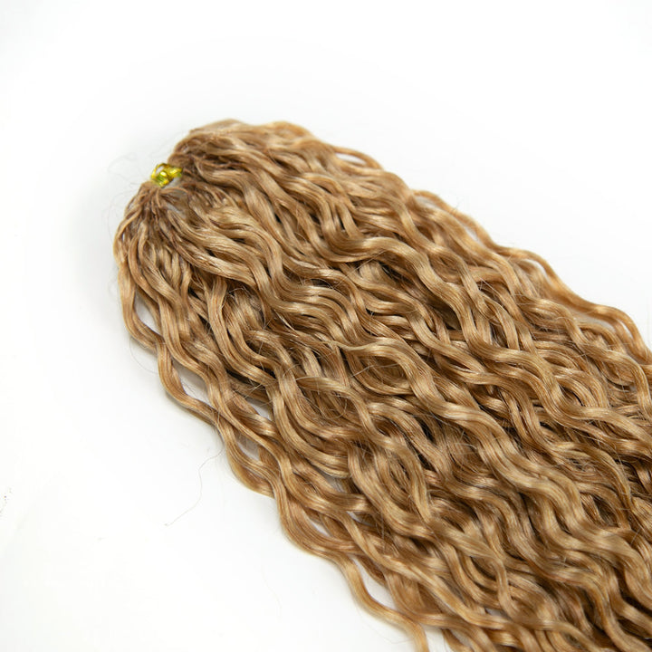 27 blonde human crochet hair spanish curly