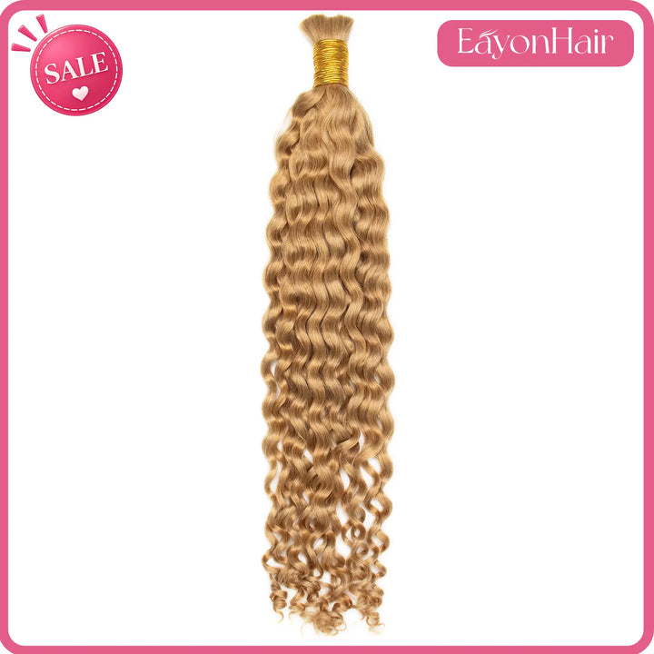 27_honey_blonde_Spanish_curly_bulk_braiding_hair
