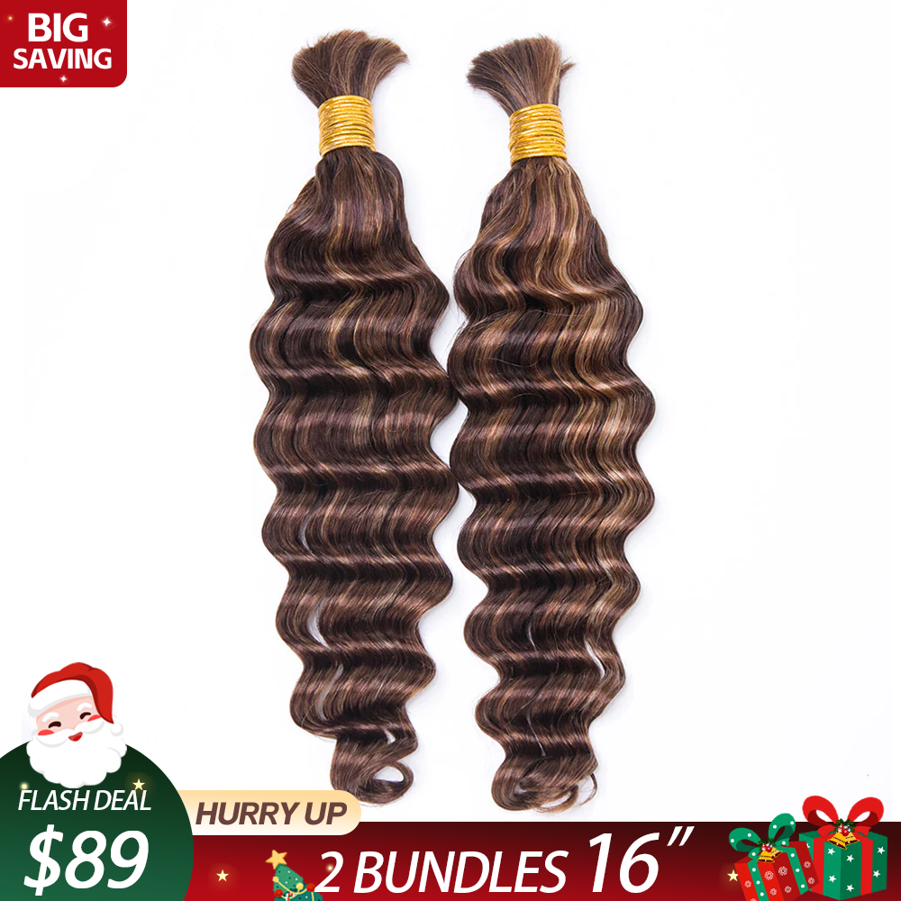 2 bundles 4/27/30 bulk hair