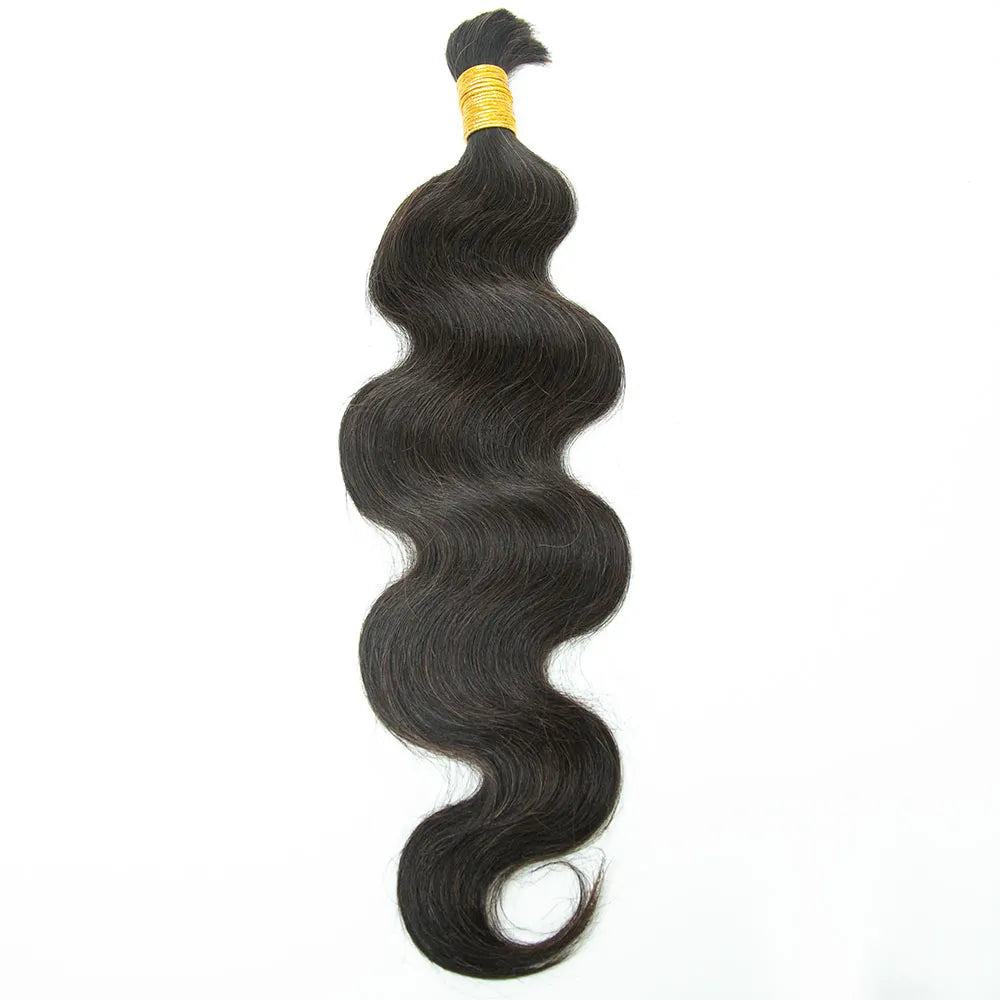 #2 Dark Brown Bulk Human Braiding Hair Body Wave