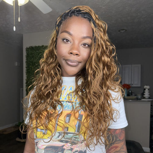 #30 Brown Body Wave EAYON Lightweight best natural Crochet Human Hair 