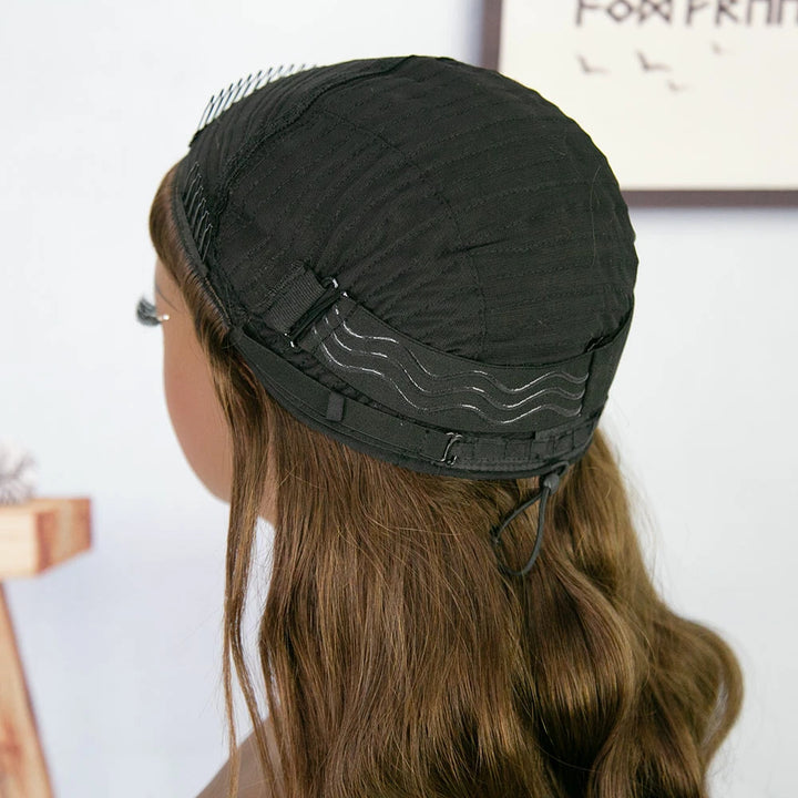 3_4_Half_human_hair_Wig_4_body_wave