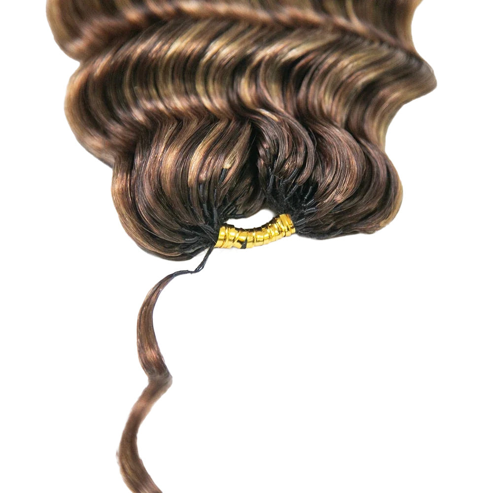 4/27/30 colored deep wave crochet hair human