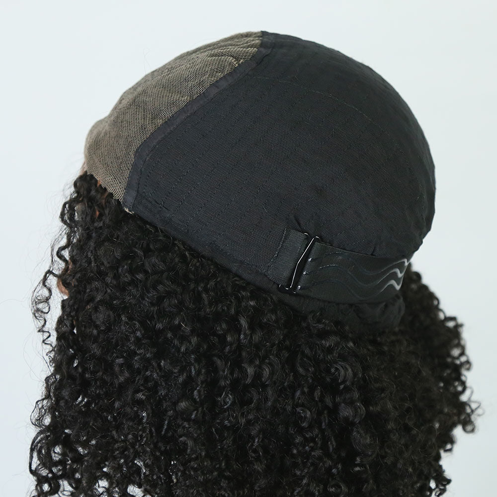 5x5 HD lace Tight Curly Human Boho Braided Wig6