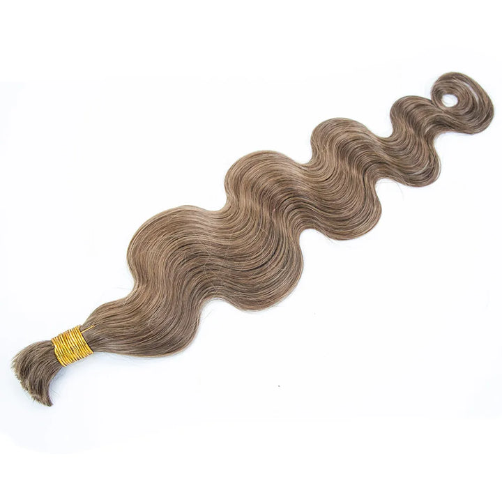  #8 Body Wave human hair bulk braiding hair​