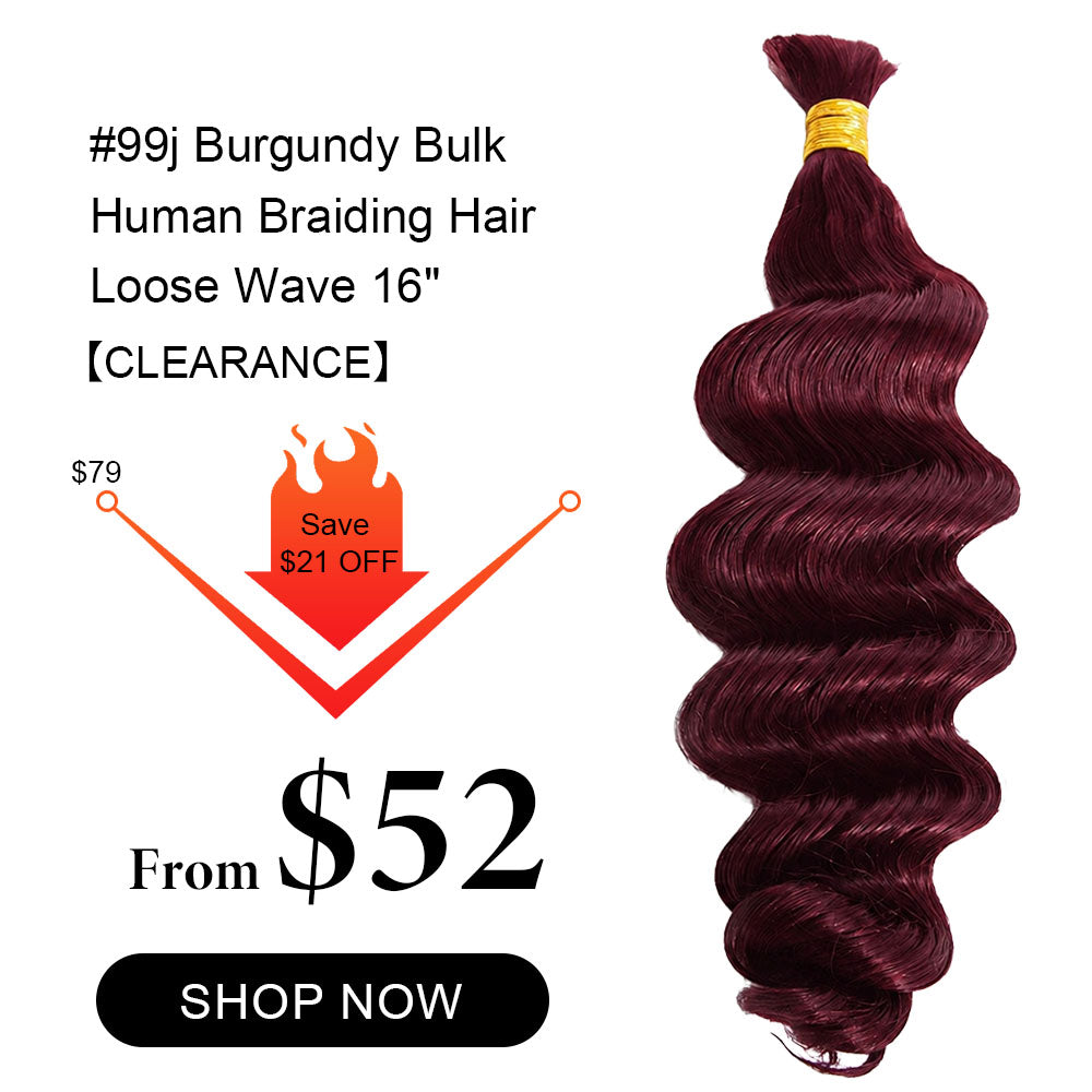 99j_Burgundy_Bulk_Human_Braiding_Hair_Loose_Wave_16_CLEARANCE