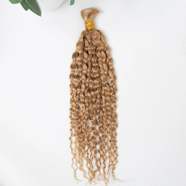 Bulk Human Hair For Braiding #27/ #30/ #4 Spanish Curly