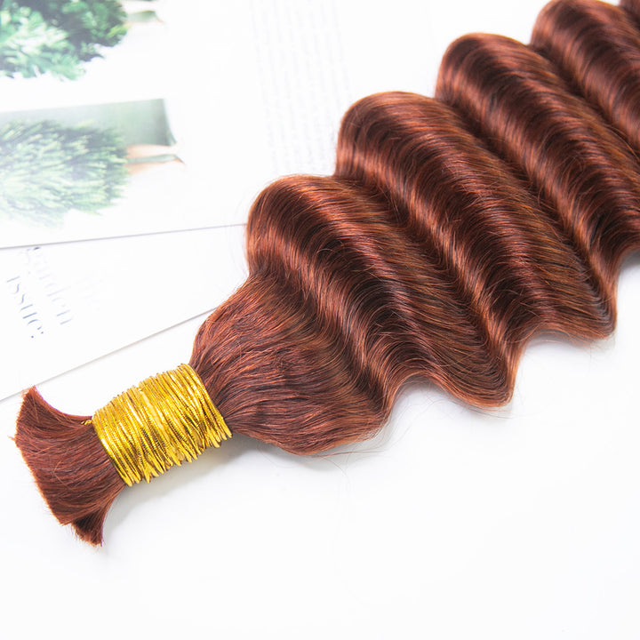 Copper_bulk_human_braiding_hair
