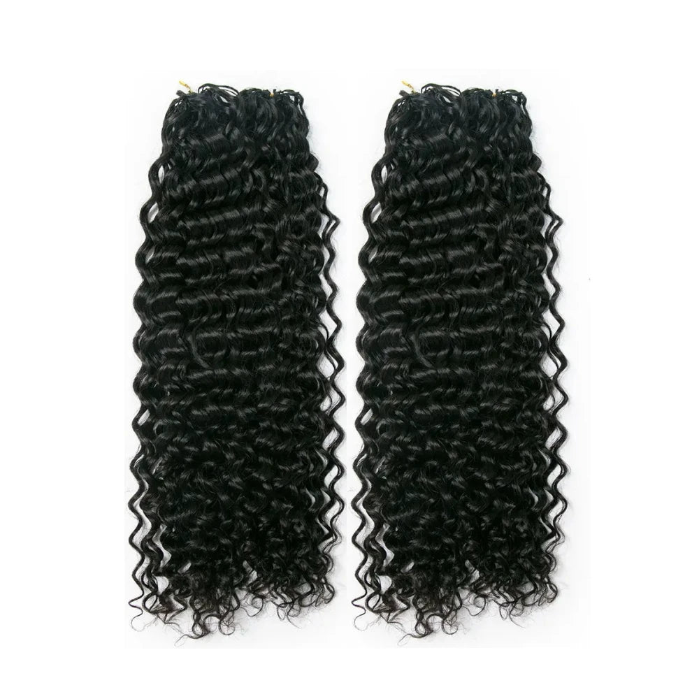 【Flash Sale】Crochet Human Hair Water Wave 200 Strands