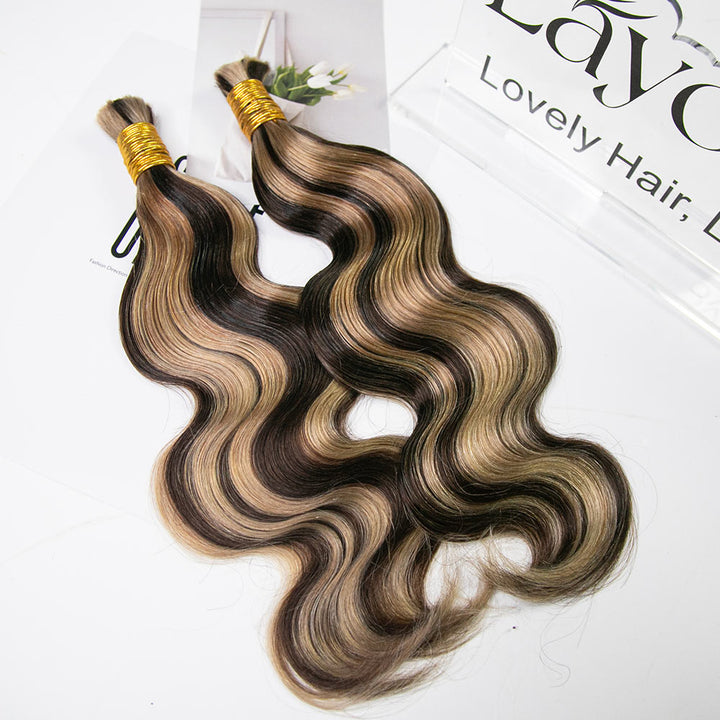 D4_27_Body_Wave human hair bulk for braiding​