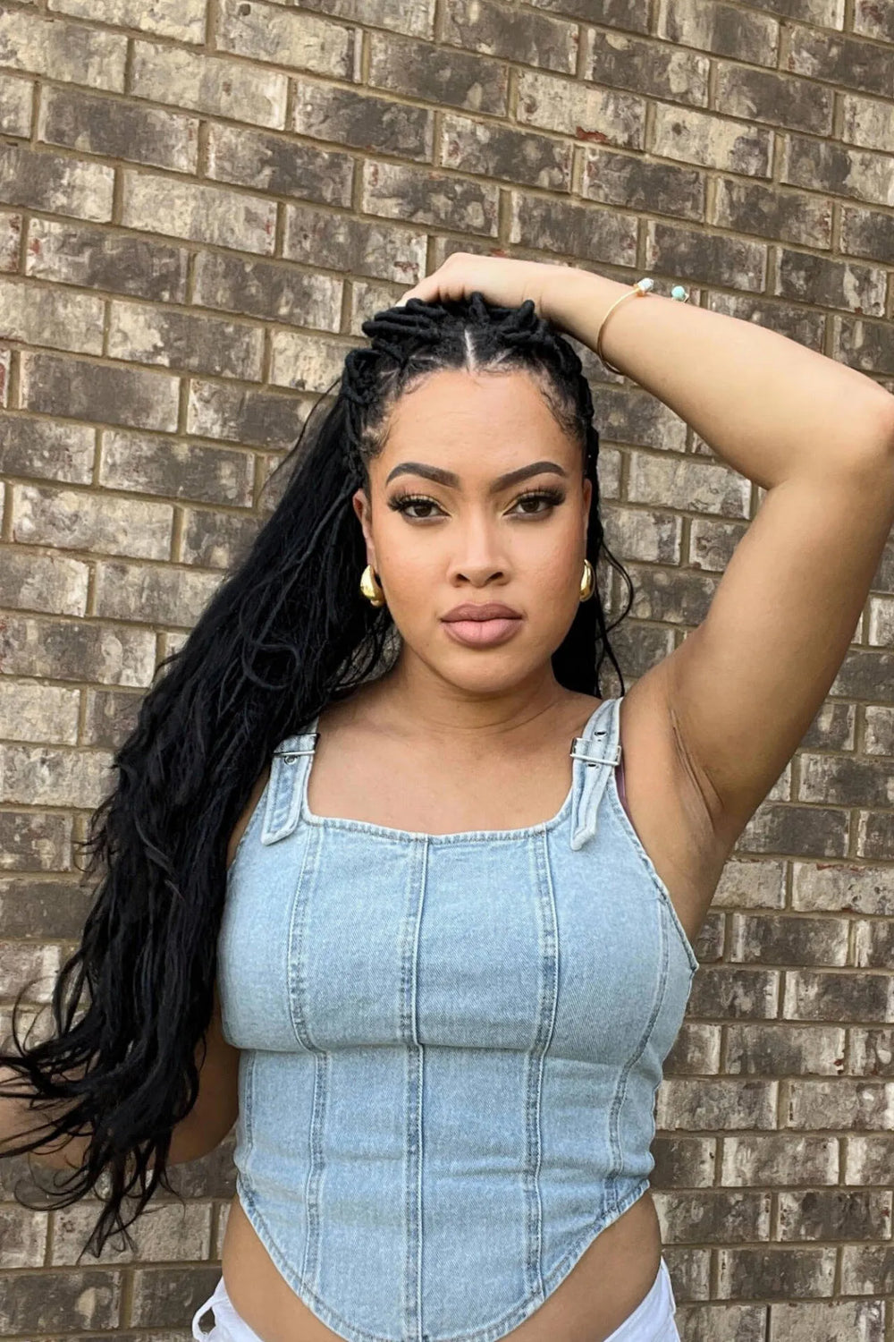 EAYON Boho Locs Crochet Hair With Body Wave