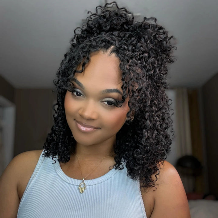 EAYON Water Burmese Curly Lightweight Feather Crochet Human Hair Eayonhair