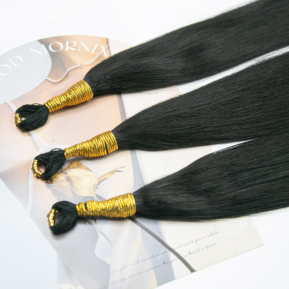 Feathered Slik Straight Crochet Human Hair For Braiding_beginner_friendly