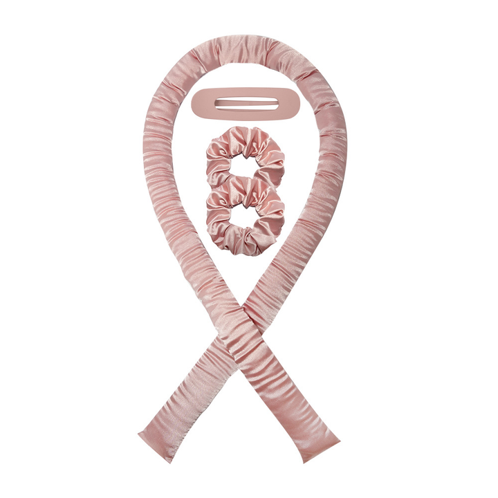 Hair Curling Ribbon Set_pink_1