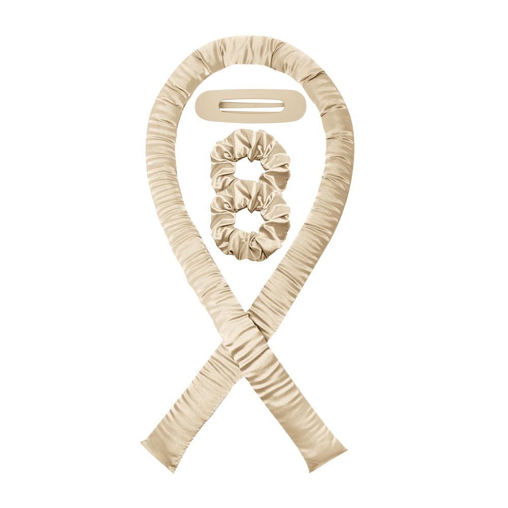 Hair Curling Ribbon Set_white