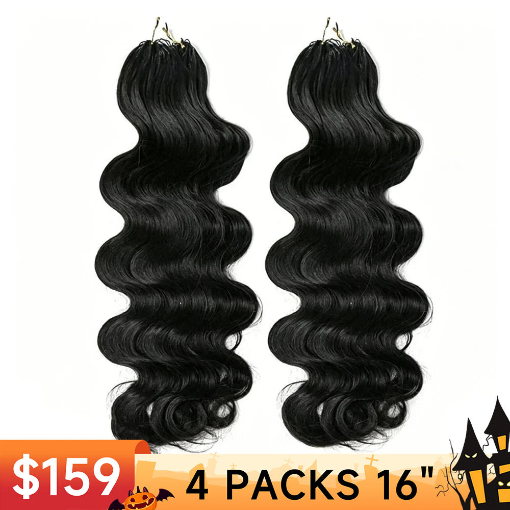 Halloween_4_packs_16_body_wave_crochet_hair_sale