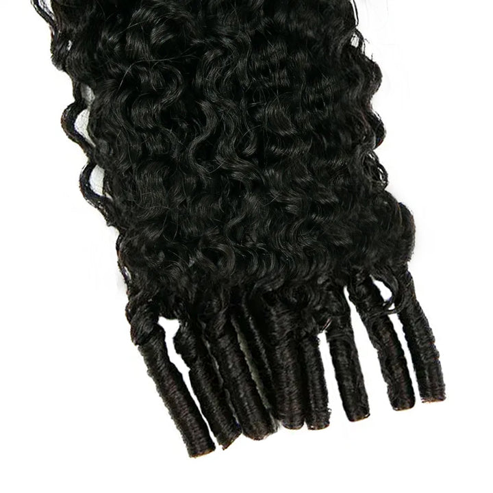 Human hair Burmese curly crochet braids