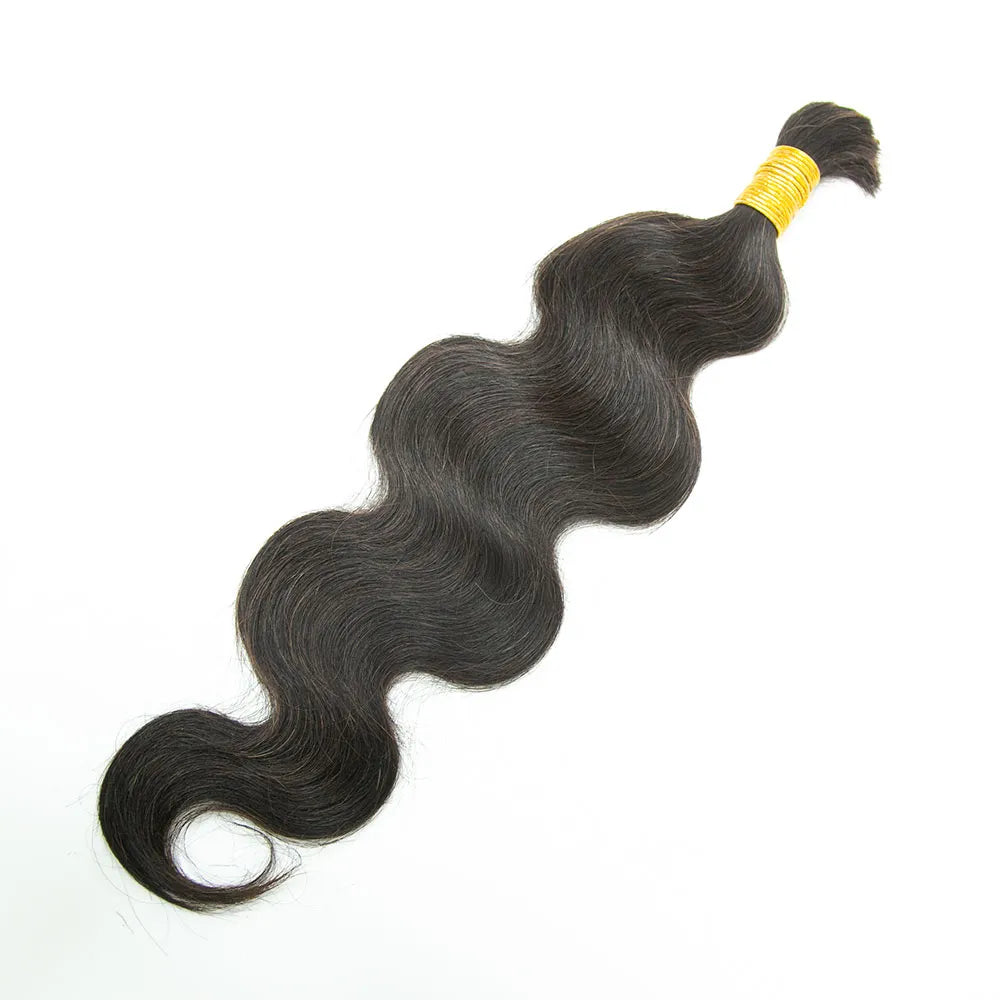 #2 Dark Brown Bulk Human Braiding Hair Body Wave