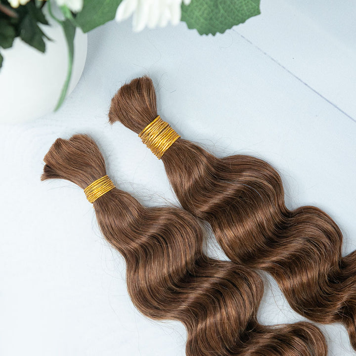 Bulk Human Hair For Braiding #30 Loose Wave