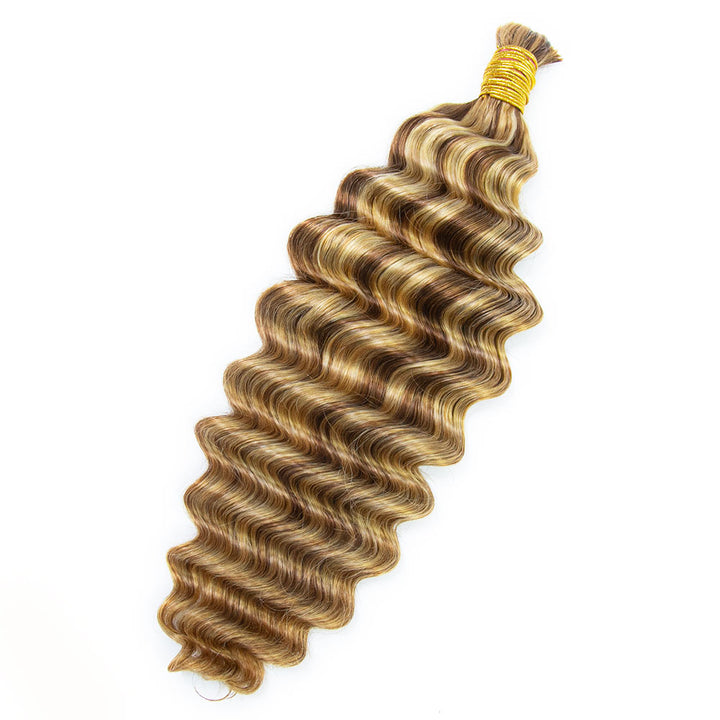 Menschliches Haar in großen Mengen zum Flechten 27/30/613# Deep Wave
